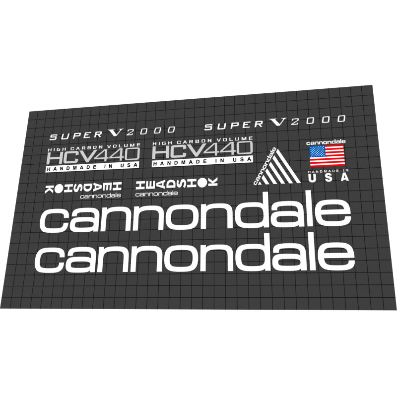 1994 Cannondale Super V 2000 decals